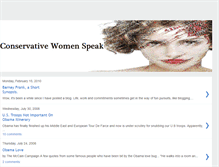 Tablet Screenshot of conservativewomenspeak.blogspot.com