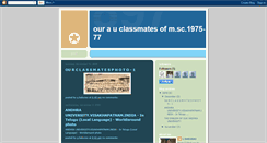 Desktop Screenshot of ourauclassmates.blogspot.com