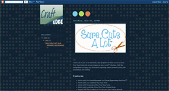 Desktop Screenshot of craftedge.blogspot.com