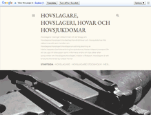 Tablet Screenshot of hovslagaresverige.blogspot.com