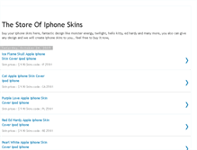 Tablet Screenshot of iphoneskinstore.blogspot.com