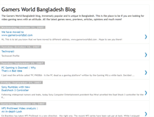 Tablet Screenshot of gamersworldbd.blogspot.com