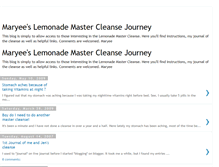 Tablet Screenshot of lemonadedietcleanse.blogspot.com