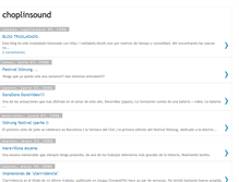 Tablet Screenshot of choplinsound.blogspot.com