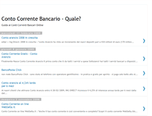 Tablet Screenshot of conto-corrente.blogspot.com