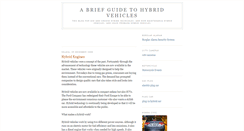 Desktop Screenshot of guidetohybridvehicles.blogspot.com