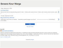 Tablet Screenshot of bewarakeurwarga.blogspot.com