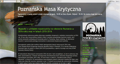 Desktop Screenshot of poznanskamasakrytyczna.blogspot.com