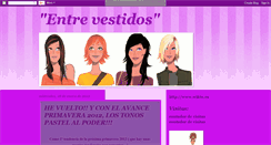 Desktop Screenshot of entre-vestidos.blogspot.com