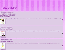 Tablet Screenshot of entre-vestidos.blogspot.com