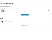 Tablet Screenshot of amenmediaorg.blogspot.com