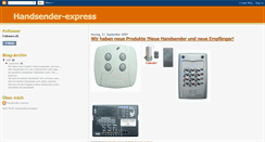 Desktop Screenshot of handsender-express.blogspot.com