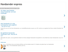 Tablet Screenshot of handsender-express.blogspot.com