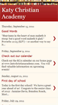 Mobile Screenshot of katychristianacademy.blogspot.com