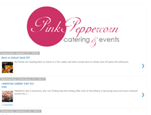 Tablet Screenshot of pinkpeppercorncatering.blogspot.com