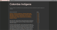 Desktop Screenshot of colombiaindigena.blogspot.com