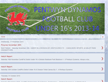 Tablet Screenshot of pentwyn-dynamos11s.blogspot.com