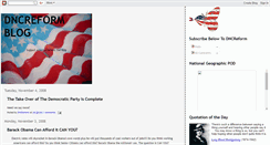 Desktop Screenshot of dncreform.blogspot.com