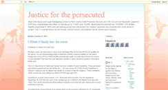 Desktop Screenshot of justiceforthepersecuted.blogspot.com