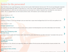 Tablet Screenshot of justiceforthepersecuted.blogspot.com