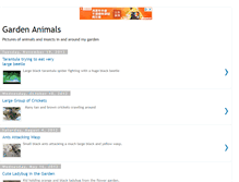 Tablet Screenshot of gardenanimals.blogspot.com