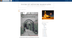 Desktop Screenshot of carnets-marocains.blogspot.com