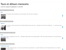 Tablet Screenshot of carnets-marocains.blogspot.com