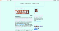 Desktop Screenshot of dermforkids.blogspot.com