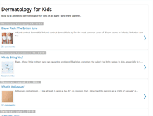 Tablet Screenshot of dermforkids.blogspot.com