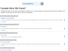 Tablet Screenshot of freezingcanada.blogspot.com