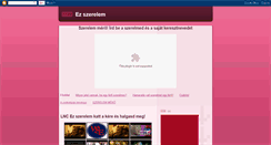Desktop Screenshot of ez-szerelem.blogspot.com