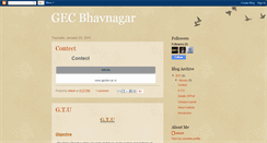 Desktop Screenshot of gecbhavnagar.blogspot.com