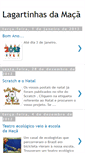 Mobile Screenshot of lagartinhasdamaca.blogspot.com