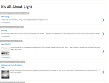 Tablet Screenshot of itsallaboutlight.blogspot.com