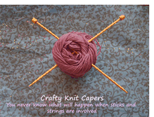 Tablet Screenshot of craftyknitcapers.blogspot.com