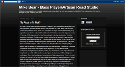 Desktop Screenshot of mikebearbass.blogspot.com