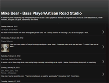 Tablet Screenshot of mikebearbass.blogspot.com