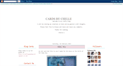 Desktop Screenshot of cardsbychelle.blogspot.com