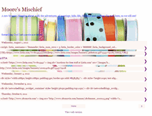 Tablet Screenshot of mooresmischief.blogspot.com