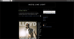 Desktop Screenshot of muziqlimelight.blogspot.com