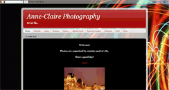 Desktop Screenshot of anneclairephotography.blogspot.com