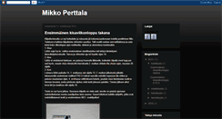 Desktop Screenshot of mikkoperttala.blogspot.com