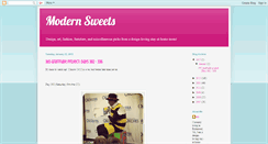 Desktop Screenshot of modernsweets.blogspot.com