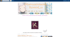 Desktop Screenshot of manualidadesrossylu.blogspot.com