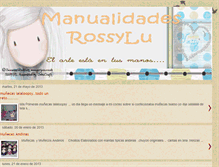 Tablet Screenshot of manualidadesrossylu.blogspot.com