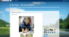 Desktop Screenshot of 100intheraw.blogspot.com