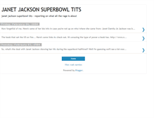 Tablet Screenshot of janet-jackson-superbowl-tits.blogspot.com