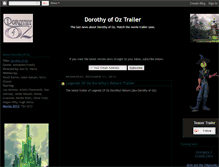 Tablet Screenshot of dorothy-of-oz-movie-trailer.blogspot.com