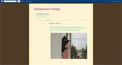 Desktop Screenshot of antiquariatszeitung.blogspot.com