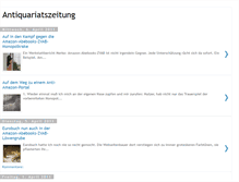 Tablet Screenshot of antiquariatszeitung.blogspot.com